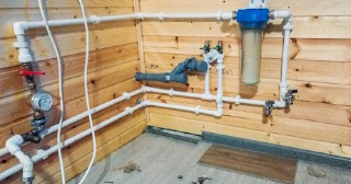 Разводка труб в частном доме в Назарово – водоснабжение, отопление, канализация от 2083 руб.